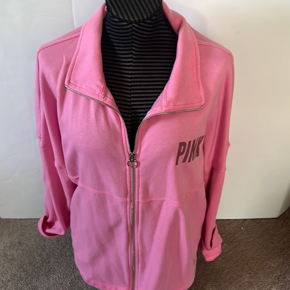 VS PINK varsity full zip - Picture 1 of 5